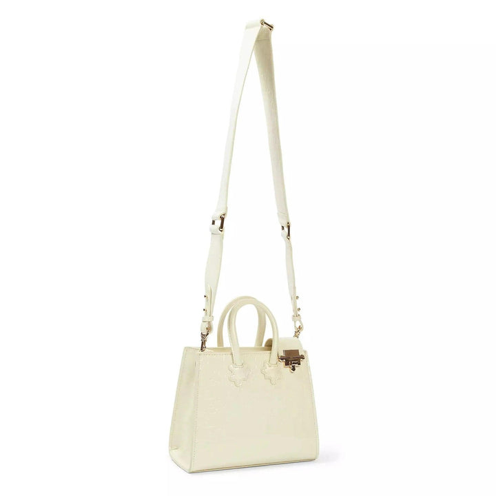 Ibukun Tiny Tote | Patent Leather - Coconut - Daniel Diyepriye USA