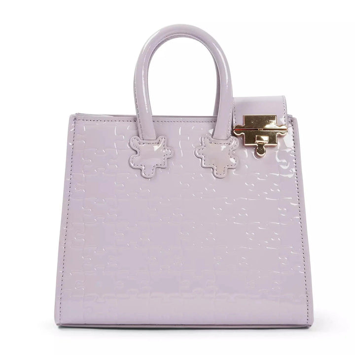 Ibukun Tiny Tote | Patent Leather - Grape - Daniel Diyepriye USA