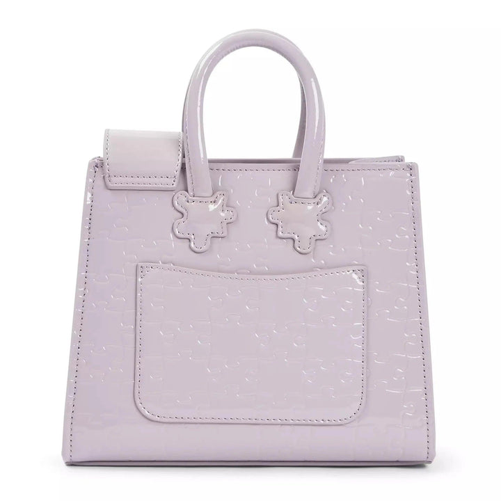 Ibukun Tiny Tote | Patent Leather - Grape - Daniel Diyepriye USA