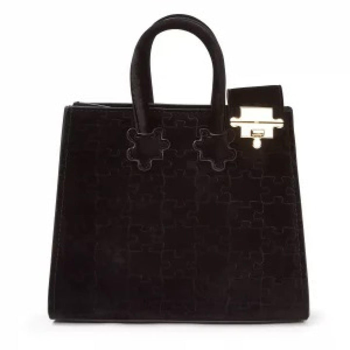 Ibukun Tiny Tote | Quilted Velvet - Blackberry - Daniel Diyepriye USA