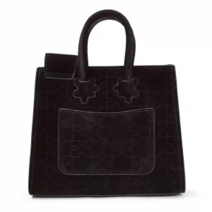 Ibukun Tiny Tote | Quilted Velvet - Blackberry - Daniel Diyepriye USA