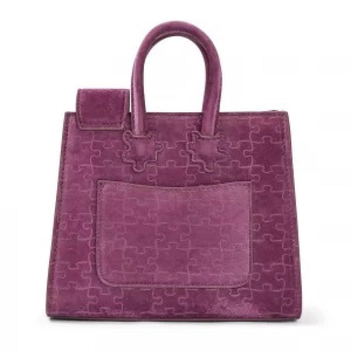 Ibukun Tiny Tote | Quilted Velvet - Grape - Daniel Diyepriye USA