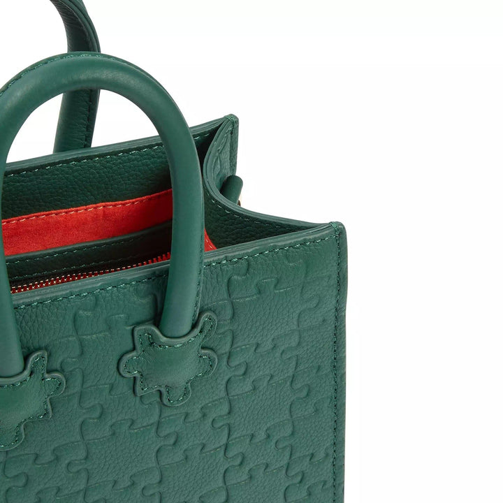 Ibukun Tiny Tote | Green Togo Leather - Daniel Diyepriye USA