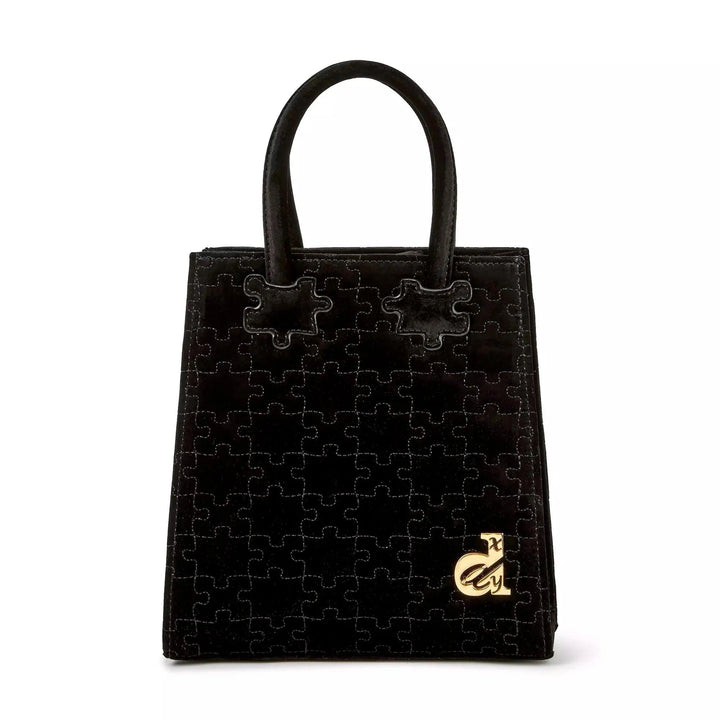 Temitope “D” Mini Tote | Black Velvet - Daniel Diyepriye USA